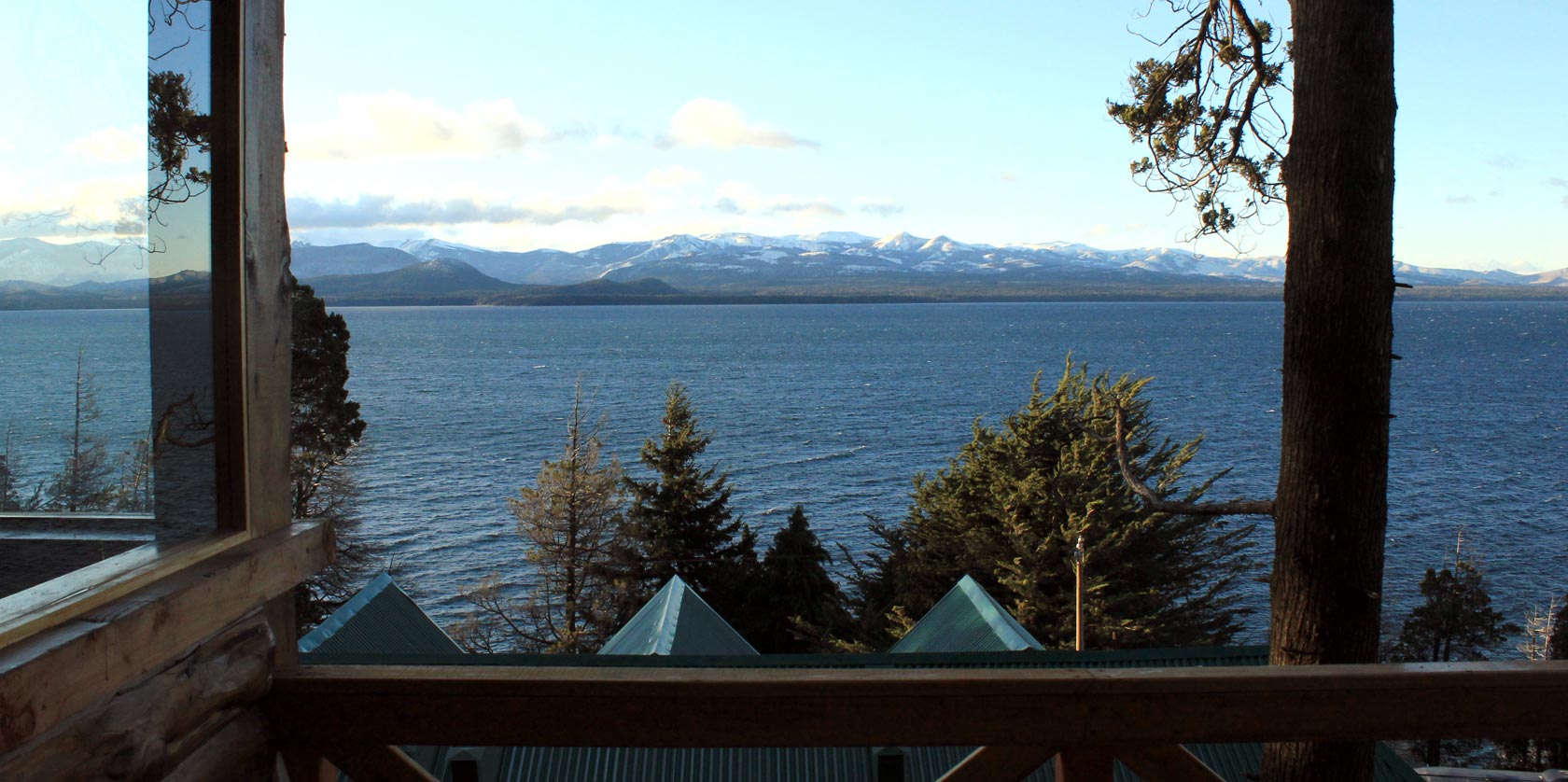 Cabañas con vista al lago